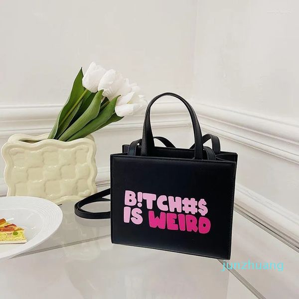 Sacs de soirée 10 couleurs sac à main de luxe pour femmes mode lettre Graffiti solide sac à bandoulière pour femmes Toast