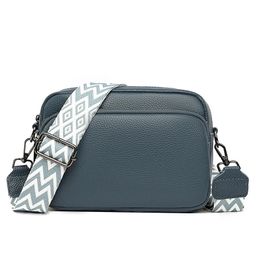 Avondtassen 100 Echt lederen crossbodytas voor dames Schoudertas 2023 Luxe designer handtas Vrouwelijke effen kleur Messenger Tote Sac 231216