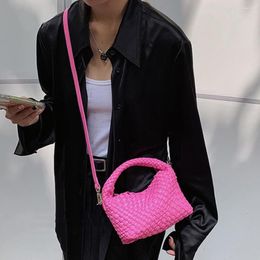 Sacs de soirée 2022 Mode Tissé Sac De Luxe Designer Sac À Main Marque Femmes Fourre-Tout Dame Épaule PU Printemps Cuir Casual