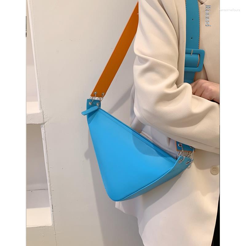 Abendtaschen 2023 Umhängetasche Kontrast Luxus Designer Mode Brust PU Leder Schulter für Frauen Handtasche Niedlich