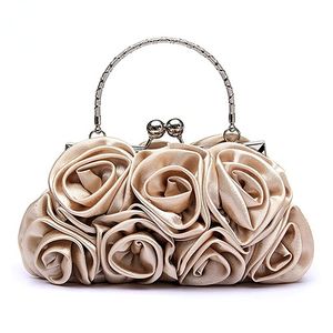 Avondtassen 2023 Handtas Vrouwen Tote Bag Rose Bloem Patroon Clutch Voor Vrouwen Party Bridal Bolsa Feminina Bolso Mujer 230809