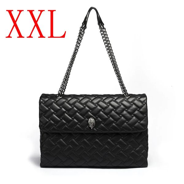 Bolsas de noche 2023 Kurt G Bolsa de lujo para mujer Cadena de diamantes Messenger Reino Unido Londres Diseño Eagle Bird Head Hombro Gran capacidad 231024