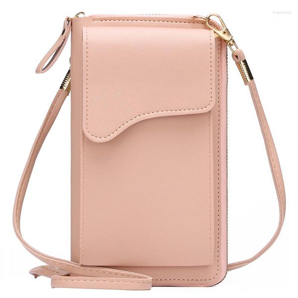 Sacs de soirée 2023 Petit sac à bandoulière bandoulière PU cuir texture femme téléphone portable portefeuille carte messager