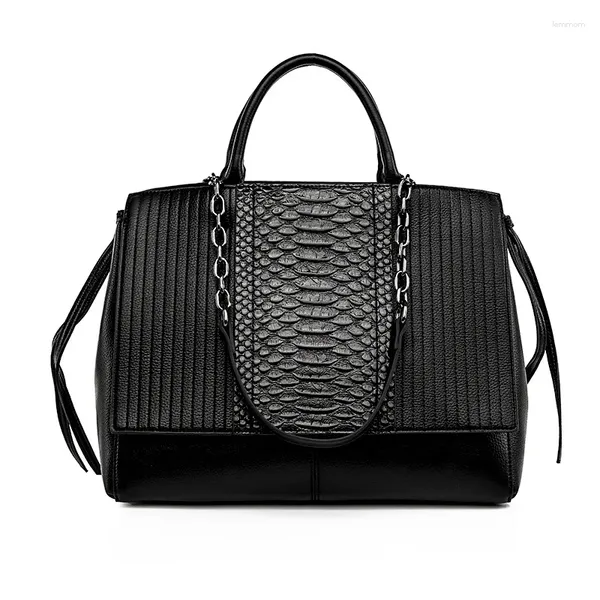 Sacs de soirée 2024 Fashion Alligator Femmes Hands sacs Hands European Designer en cuir épaule Femelle Femelle Crossbody Tote Sac