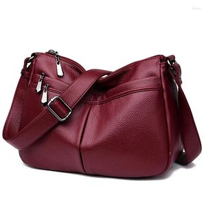 Sacs de soirée 2024 Filetage Mme en cuir sacs à main Sac une marque principale de créatrice de créateurs dames top-handle body body for women