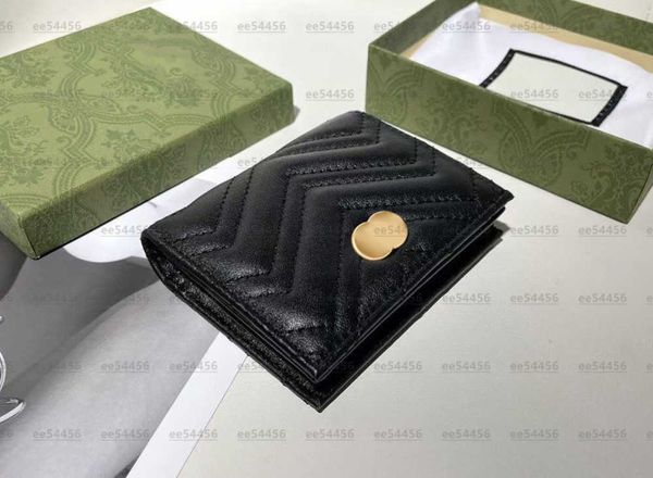 Sacs de soirée 5A Sacs à main en cuir véritable Nouveau style Titulaires de cartes de créateurs de luxe G Portefeuilles Hommes Mode Petit Porte-monnaie Femmes Porte-clés Intérieur Slot Femmes