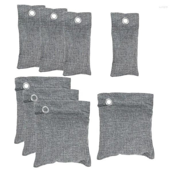 Sacs de soirée 8pcs Absorbeurs d'odeurs de charbon de bois naturel