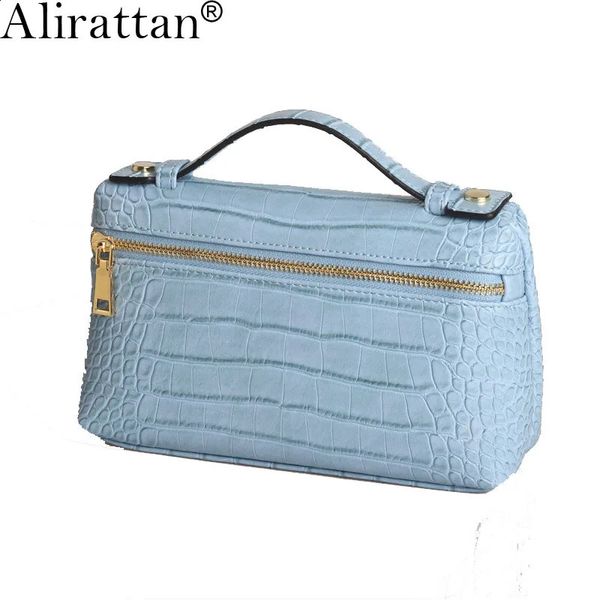 Sacs de soirée Alirattan PU cuir maquillage sac pour femmes Design de mode luxe fête autruche modèle pochette sac de soirée voyage sacs à main 231109