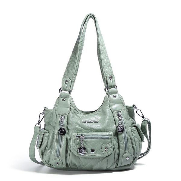 Bolsos de noche Angel Barcelo Est, bolso de moda para mujer, bolso Hobo de cuero PU con asa superior, bolso de mano para mujer, bolso de hombro para mujer