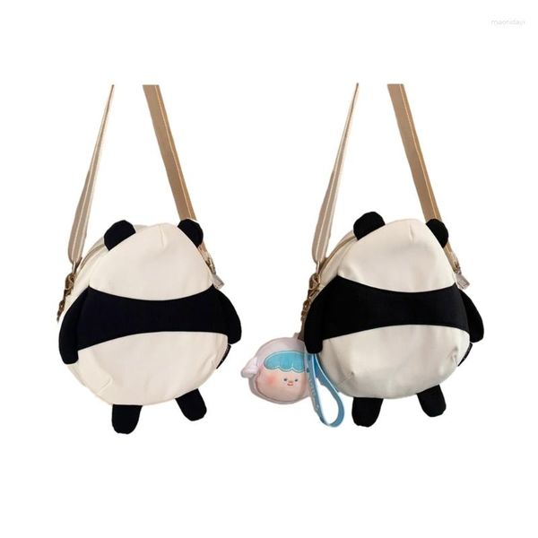 Sacs de soirée Animal sac à bandoulière grande capacité bandoulière pour femmes fille décontracté Nylon Style japonais dessin animé Panda