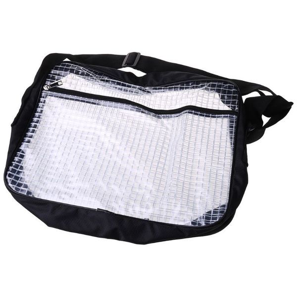 Bolsas de noche Sala limpia antiestática Herramienta transparente Cubierta completa PVC para ingeniero Hombro Crossbody 230210