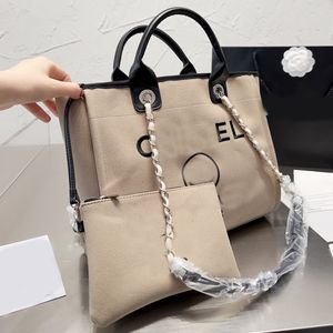 Sacs de soirée Sac de plage Sacs à chaîne Toile Totes Bandoulière Paille Luxe Designer Marque Sacs Mode Épaule Sacs à main de haute qualité Femmes Lettre Bourse Téléphone 2024