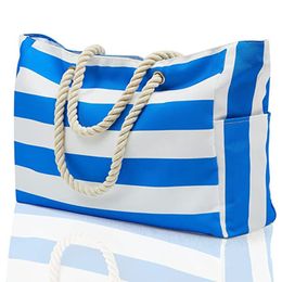 Sacs de soirée Sacs de plage pour femme Grand sac fourre-tout de plage étanche avec fermeture à glissière Sacs à bandoulière Imperméable Sandproof Swim Pool Bag Grand fourre-tout 230721