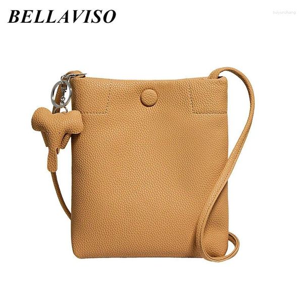 Sacs de soirée Bellaviso Fashion Fashion Soft Second Sceler Cower Cowhide épaule Crossbody Bag's Simple's Simple Great Le cuir Messenger SZLF-019