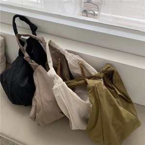 Avondtassen Grote Schoudertas Nylon Katoenen Handtas Vrouw Casual Tote Diagonale Eenvoud Vintage Damesmode Winkelen Pack Bolsos