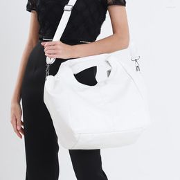 Avondtassen Big Size Dames Casual Luxe Designer Handtas Eenvoudig Effen Kleur Hoge Capaciteit Shopper Ladys Match Trendy