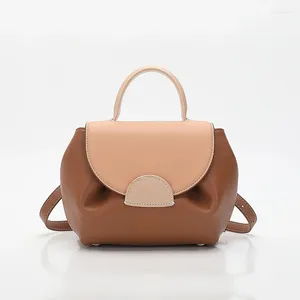 Bolsos de noche Bolso de hombro de marca para mujer Diseño de lujo Bolso de cuero genuino Monedero Monedero Moda coreana Viaje cruzado