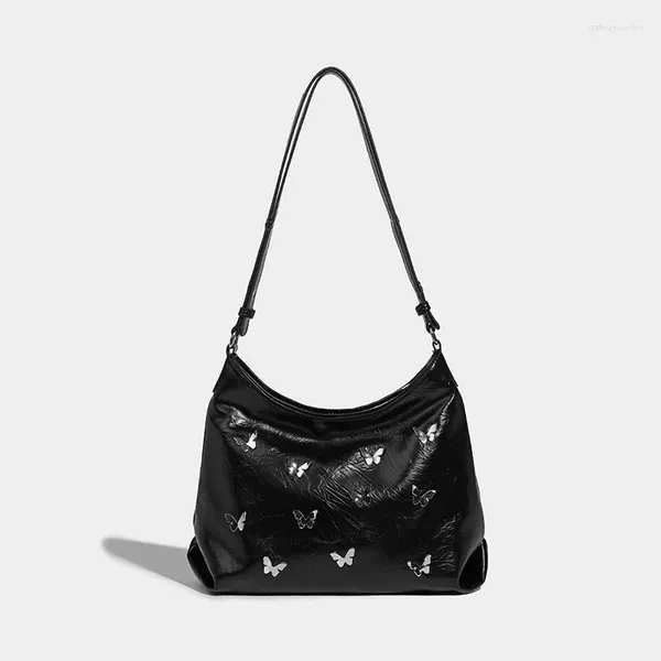 Bolsos de noche Bolso de hombro de mariposa Bolsos Monederos para mujeres Regalos Hermanas Hija Mamá Amigos Trabajo de viaje Cuero de PU