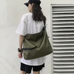 Bolsas de noche lienzo Japón Ins Bulk Schoolbag de estudiantes Simple Shopping Bag Fitness impermeable