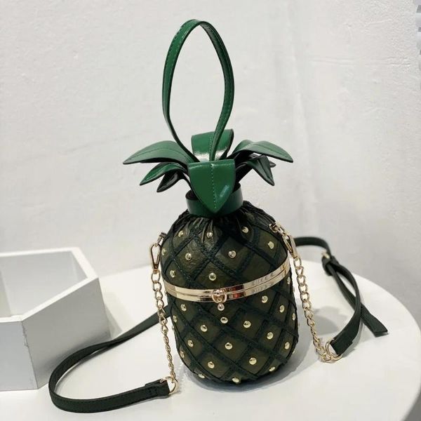 Sacs de soirée Casual Mignon Fruit Messenger Sac 2024 Tendance Personnalité Spéciale Ananas Épaule Façonner Sac À Main