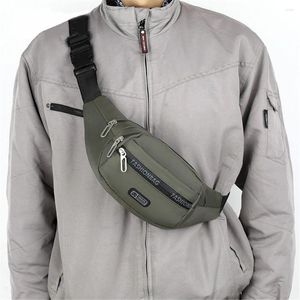 Bolsas de noche Casual Deportes al aire libre Teléfono celular Bolsa Pecho Paquete Sling Bag Bum Cinturón Cintura