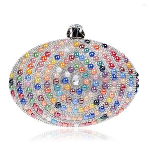 Sacs de soirée Céramique Bonbons Couleur Femmes Oeuf Conception Chaîne Épaule Messenger Sac Diamant Embrayages Bourse Pour Le Dîner De Mariage YM1157