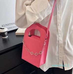 Sacs de soirée Classic Women's Color Color Sac Fashion Chain For Girl Small Handsbag and Purse Messenger Simple Messenger