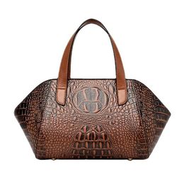 Sacs de soirée Motif crocodile Sac à main Atmosphère de la mode européenne et américaine Simple Dames Mères Épaule Messenger Sac pour femmeEven