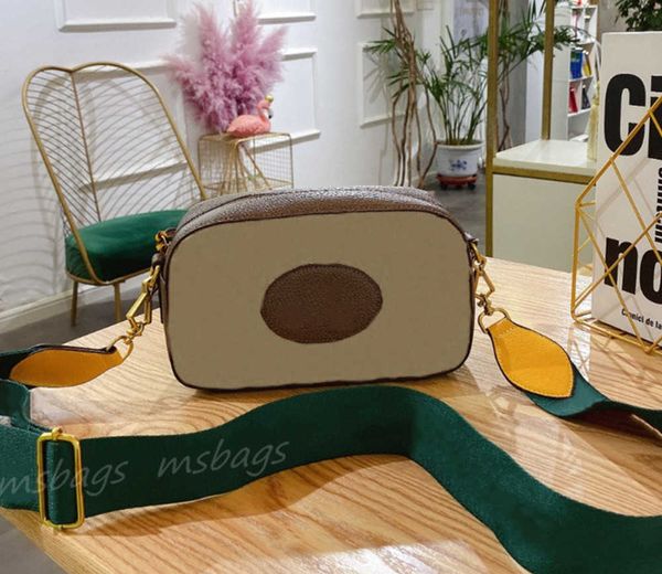 Bolsos de noche Bolsos cruzados Lona Maletines de moda Bolso de un solo hombro Hombres Mujeres Bolsos de cámara Neo Vintage Bolso de diseñador de cuero