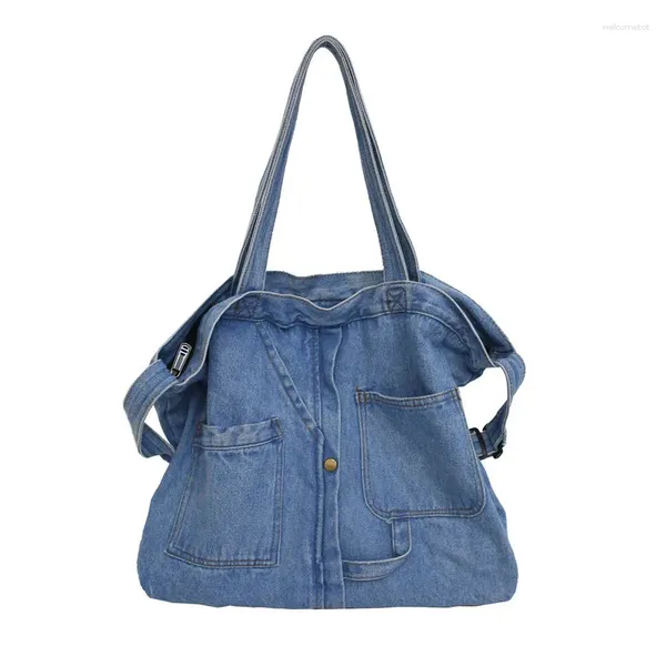 Sacs de soirée Denim Sac à bandoulière pour femmes Bandoulière Casual Jeans Sacs à main Designer Grand Shopping