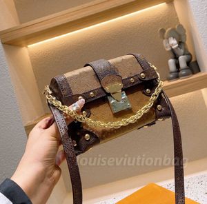 Avondtassen Designer luxe schoudertas Damesrugzakken Handtas Cosmetisch hoesje Mode dames messenger portemonnee Crossbody pochette Petite Malle Souple portemonnee