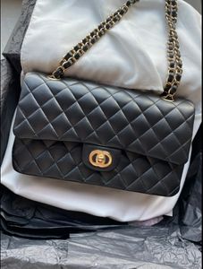 Sacs de soirée Designer Top sac de marque de luxe personnalisé Sac à main en cuir de vachette chaîne dorée ou argentée Bandoulière oblique noir rose et blanc