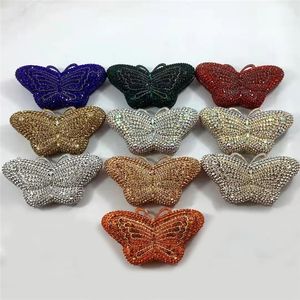 Sacs de soirée est Crystal Sac Designer Butterfly Shape Embrayage Sacs à main de bal Animal Diamond Purse Party 230803