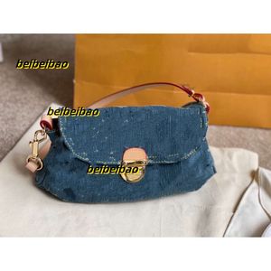 Avondtassen Cowboytas Voor Oude Denim Schoudertas Vintage Baguette Onderarm Borduurtassen Esigner Tas Luxe Tas Mode Cadeau Dames Winkels Hoge Kwaliteit 2024