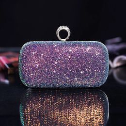 Avondtassen Avond Roze Clutch Portemonnee Dames Bling Pailletten Handtassen Modeontwerper Luxe telefoontas Crossbody Kleine designertas 231129