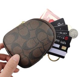 Gedrukte Zero Wallet Mini Retro Kleine Portemonnee Kan Munten Sleutel Houden Prachtige Kleine Hangende Tas