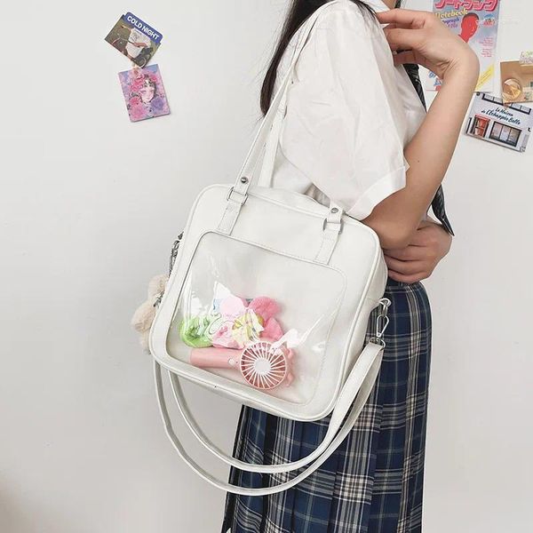 Sacs de soirée Fanchila Kawaii Lolita Gilrs Ita Mode 2024 Haute capacité DIY Bolso Mujer JK Uniforme Mignon Sac à bandoulière Ins Style