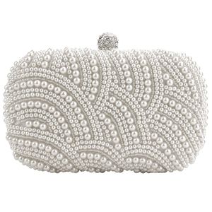 Sacs de soirée Fashion Clutch Bag Beaded Party Bridal Handbag Wedding Purse 230329