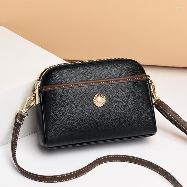 Bolsos de noche Fashion Flap Mobile Phone Bag Women Luxury Shoulder Mini Mini Mini Mini Mini Mini Mini Padres Diseñador de 2 capas Lady Sac A Main