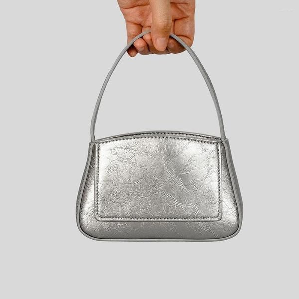 Bolsos de noche de moda pequeños bolsos de mujer de plata cadenas de diseñador bolso de hombro de lujo de cuero de Pu Crossbody Mini teléfono monederos femeninos 2023