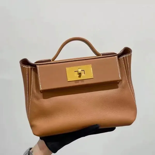 Sacs de soirée Mode Femmes Véritable Sac en cuir Designers Sac à main de luxe 2024 Femelle Haute Qualité Épaule Messenger Fourre-tout