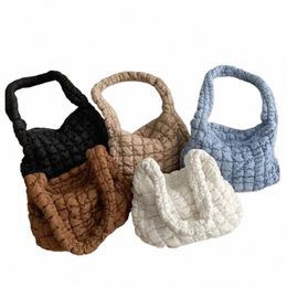 Sacs de soirée Fi Sac à bandoulière matelassé pour femmes Designer Nuage plissé polyvalent léger grande capacité bandoulière sac à main tendance q3pI #