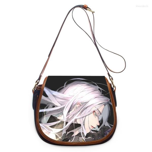 Bolsos de noche Final Fantasy Sephiroth Impresión 3D Moda Mujer Crossbody Bolso Bolsos Cremallera Hombro