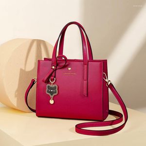 Avondtassen foxer luxe dame koehid lederen handtas mode tas herfst winter topkwaliteit schouderbody tas voor vrouwen handle portemonnee