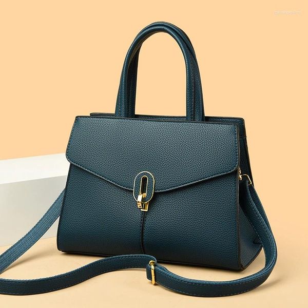 Bolsos de noche Marca genuina Bolso grande Bolso de cuero de alta calidad Moda Mujer Bolso de mano Hombro Crossbody Mujer Shopper Diseñador Sac