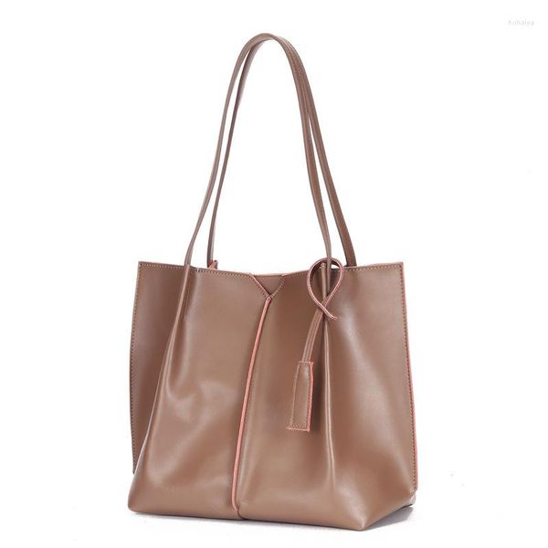 Sacs de soirée sac en cuir véritable femme fourre-tout mode épaule grande capacité Portable dames sacs à main GN-SB-dlzpnb