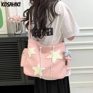 Avondtassen meisjes kawaii hanger star schoudertassen vrouwen Japanse casual mode crossbody tas y2k streetwear draagtas tassen voor universiteitsstudent 230814