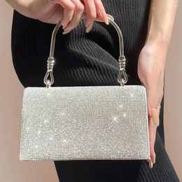 Avondtassen Glitter Diamant Banket Handtassen Vrouwelijke Portemonnee Keten Schouder Luxe Strass Clutch Top Handvat Bolsos Para Mujer