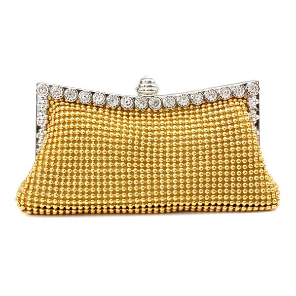 Sacs de soirée or pochette paillettes perle concepteur élégant femme sacs de fête Vintage mode mariée sac à main argent sac à main 230901