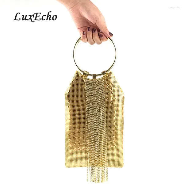 Bolsas de noche Golden Silver Black Crystal Day Day Prayes de boda Diamantes Diamantes Cena de hombro